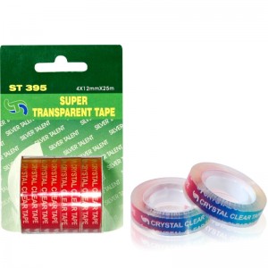 Testreszabott kristálytiszta levélpapír ragasztócsomagoló szalagos szalag